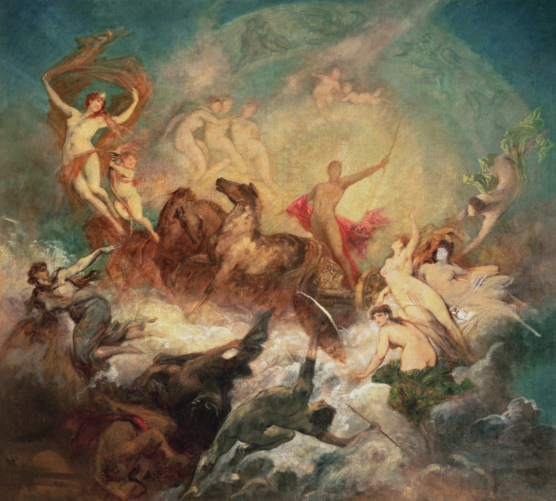Victory of Light over Darkness a Hans Makart