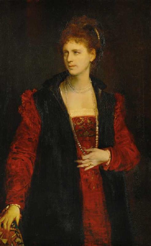 Bildnis der Schauspielerin Zerline Gabillon (1835-1892) a Hans Makart