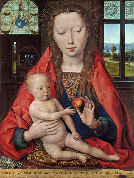 Madonna and Child, from The Diptych of Maerten van Nieuwenhove a Hans Memling