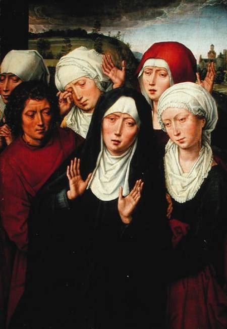 The Holy Women, right hand panel of the Deposition Diptych a Hans Memling