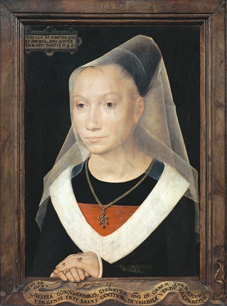 Portrait of a Young Woman a Hans Memling
