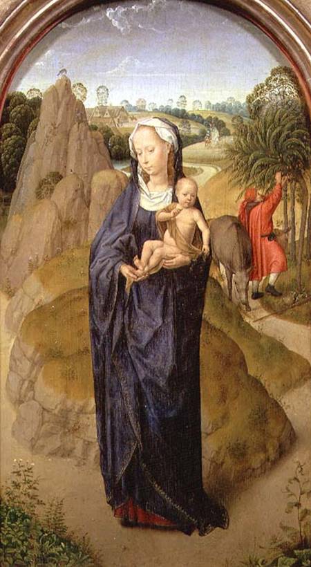 The Rest on the Flight into Egypt a Hans Memling