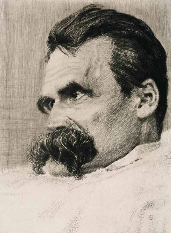 Friedrich Nietzsche a Hans Olde