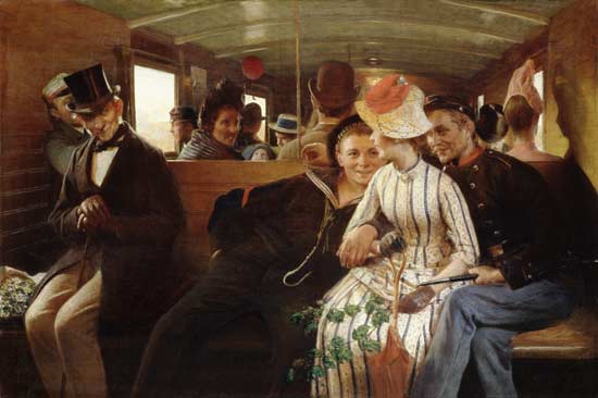 The Second Class Compartment a Hans Ole Brasen