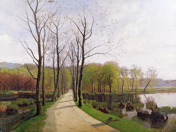 Spring Landscape a Hans Ole Brasen