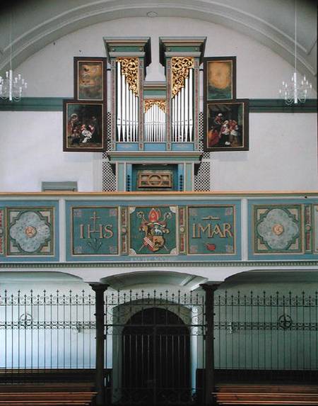 Organ in the cloister a Hans Sichelbein Sichelbein
