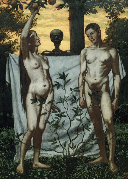 Adam and Eve / Hans Thoma / 1897 a Hans Thoma