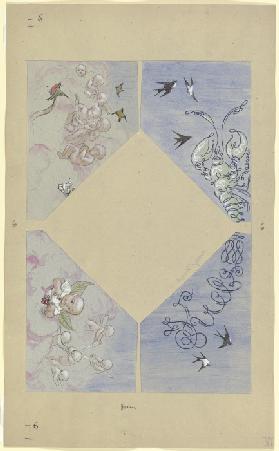 June. Design for a Ceiling Painting for the Café Bauer