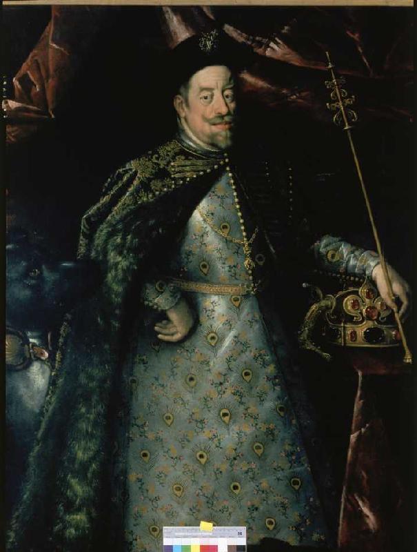 Emperor Matthias (1557-1619) as a king of Bohemia (part) a Hans von Aachen