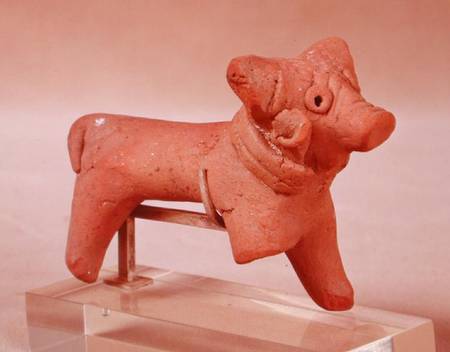 Figure of an animal, from Mohenjo-Daro, Idus Valley, Pakistan a Harappan