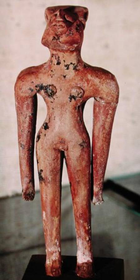Figure of a hermaphrodite, from Mohenjo-Daro, Indus Valley, Pakistan a Harappan