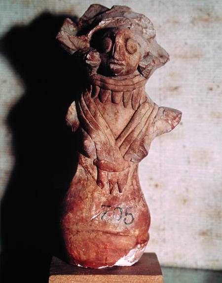 Figure of a Mother Goddess, from the Indus Valley, Pakistan a Harappan