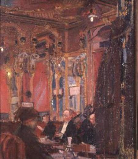 The Cafe Royal a Harold Gilman