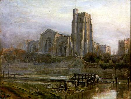 The Old Church at Sunrise a Harry Goodwin