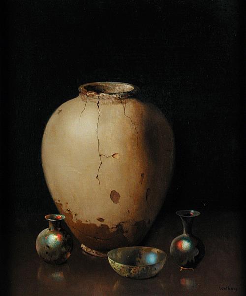 The Jar (oil on canvas)  a Harry Wilson Watrous