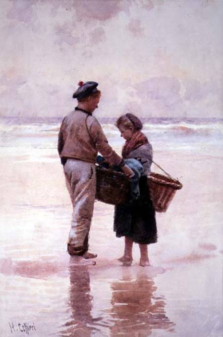 Breton Fisherchildren a Hector Caffieri