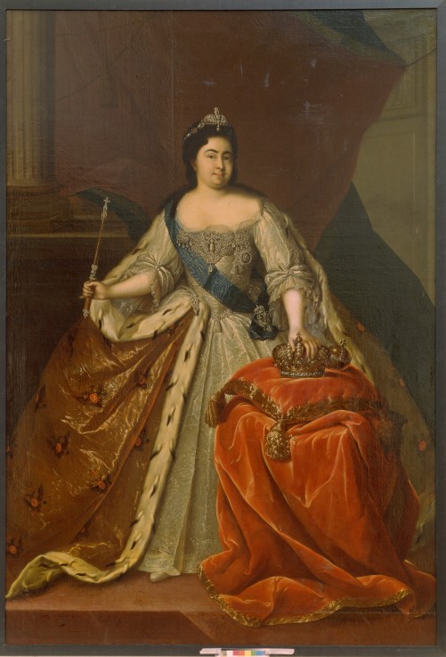Portrait of Empress Catherine I. (1684-1727) a Heinrich Buchholz