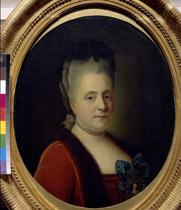 Portrait of the Lady-in-waiting Princess Daria Alexeyevna Golitsyna (1724-1798) a Heinrich Buchholz