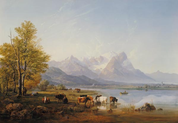 Garmischer Valley a Heinrich Bürkel