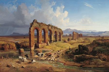 Campagnalandschaft with aqueducts