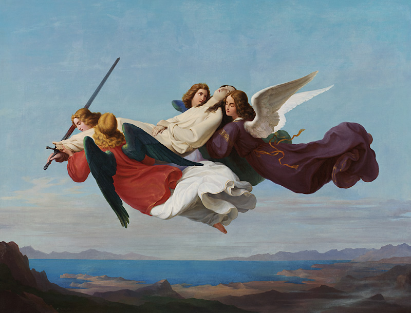 Übertragung des Leichnams der heiligen Katharina zum Berge Sinai a Heinrich Mücke