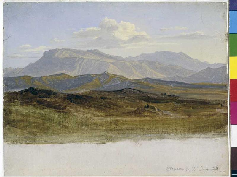 Landschaftsstudie aus den Sabinerbergen a Heinrich Reinhold