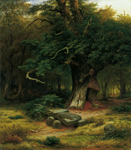 Das Hünengrab im Walde a Heinrich Schilking