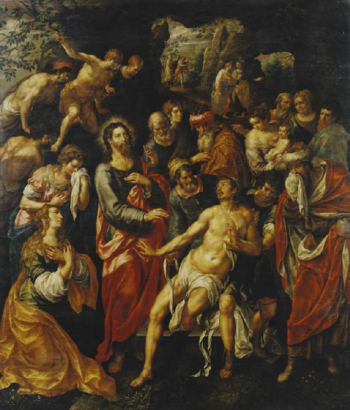 Die Auferweckung des Lazarus. a Hendrick de Clerck