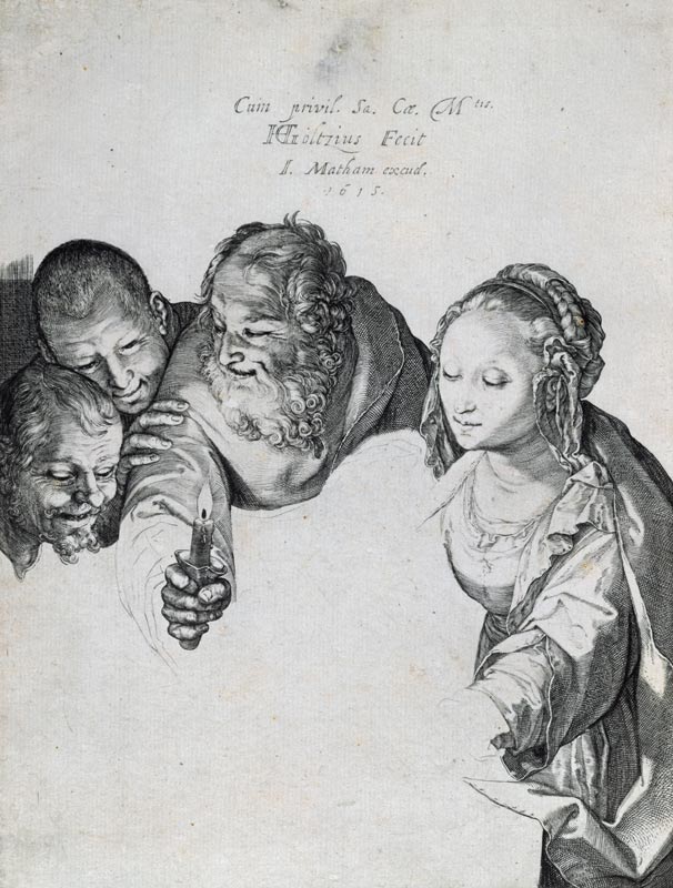 H.Goltzius, Anbetung der Koenige, 1615 a Hendrick Goltzius