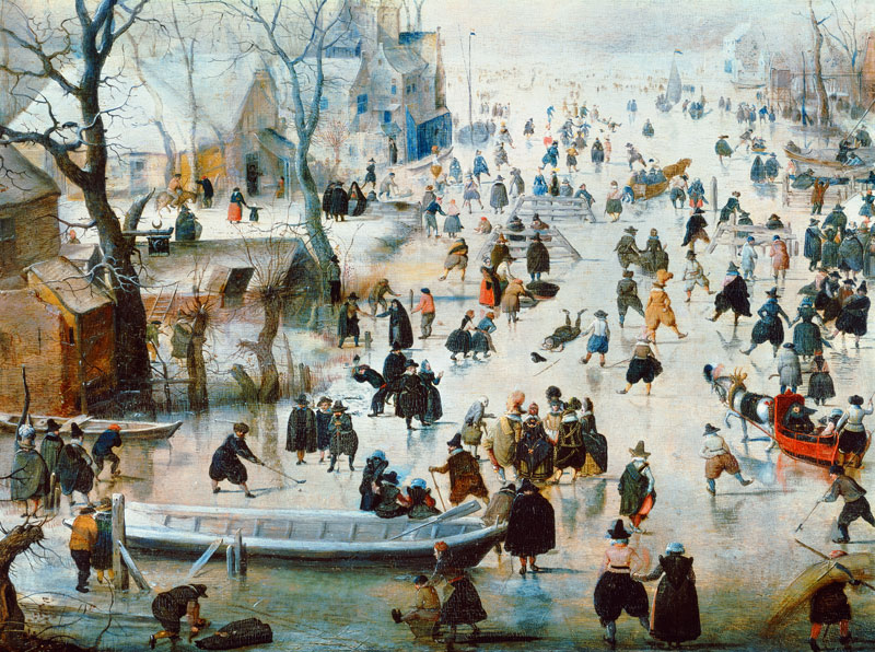 Winter Games  (detail of 186452) a Hendrik Averkamp