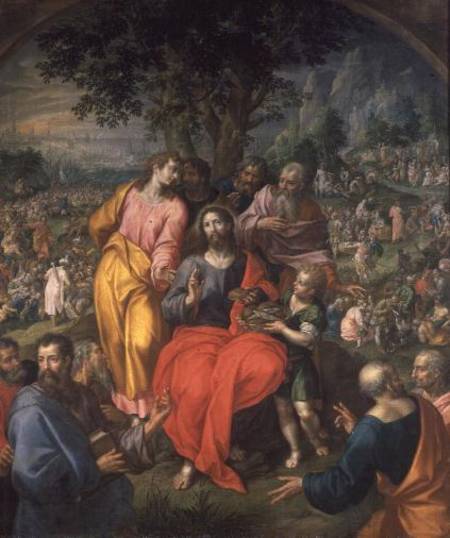 The Feeding of the Five Thousand a Hendrik de Clerck