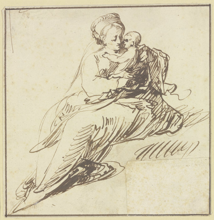 Sitting Mary a Hendrik Goudt