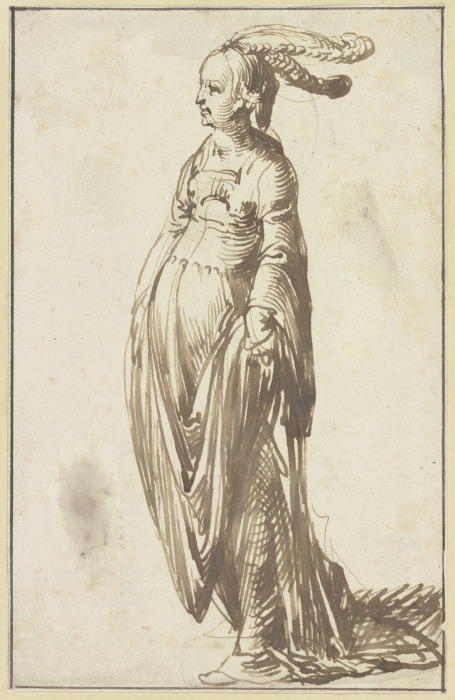 Garbed woman a Hendrik Goudt