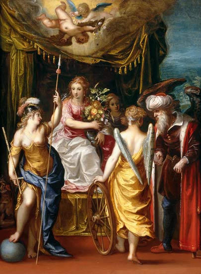 Minerva, Abundance and Fortune a Hendrik van the Elder Balen