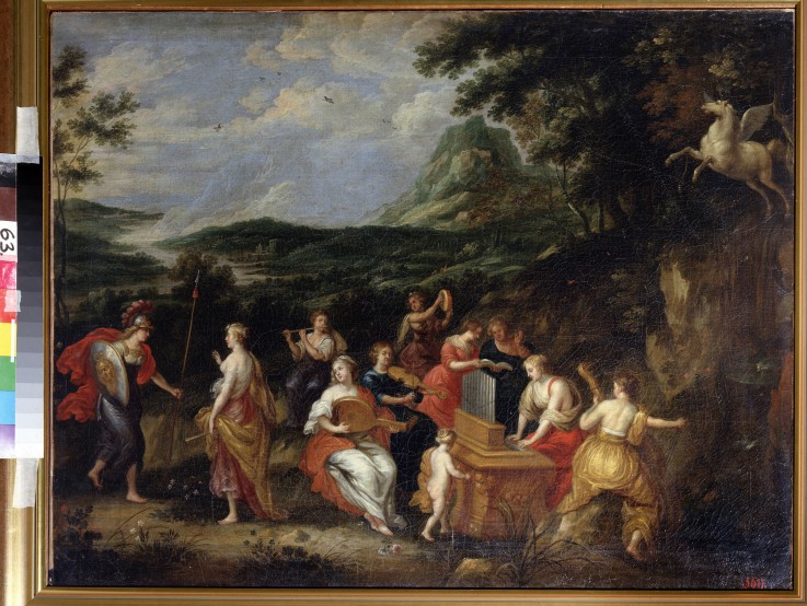 Pallas Athena and Muses a Hendrik van the Elder Balen