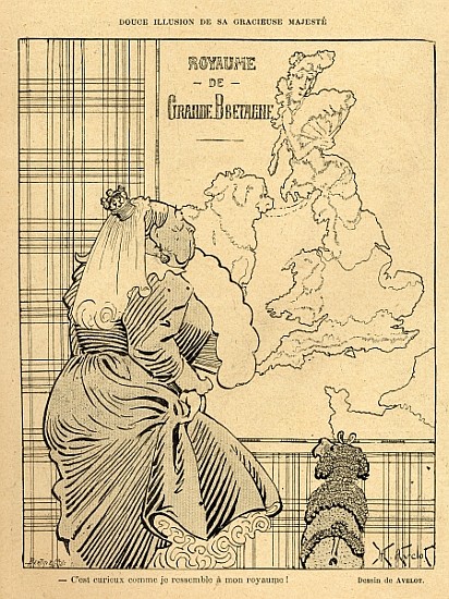 Cartoon of Queen Victoria, from ''Le Rire'', 22nd April 1899 a Henri Avelot