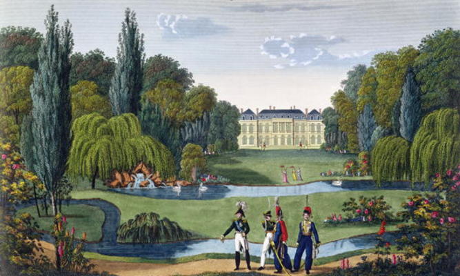 The Elysee Bourbon, c.1815-20 (colour engraving) a Henri Courvoisier-Voisin