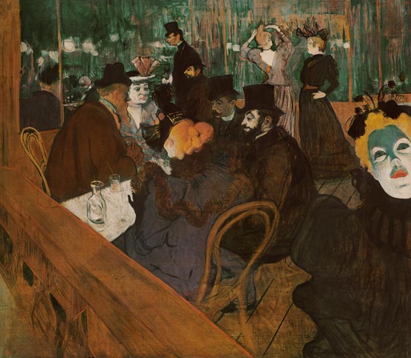 Im Moulin Rouge a Henri de Toulouse-Lautrec