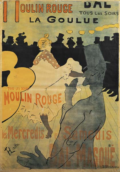 Moulin-Rouge, La Goulue a Henri de Toulouse-Lautrec