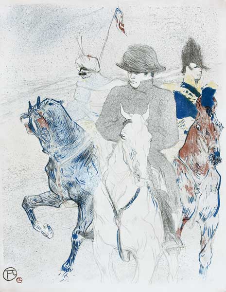 Napoleon Riding a Henri de Toulouse-Lautrec