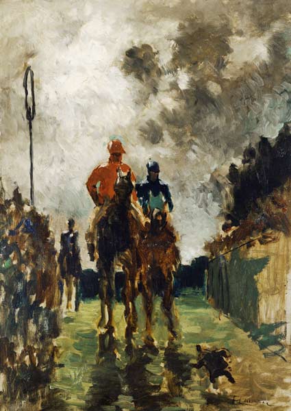 The Jockeys a Henri de Toulouse-Lautrec