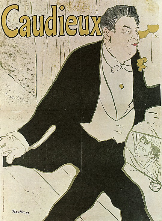 Caudieux (Poster) a Henri de Toulouse-Lautrec