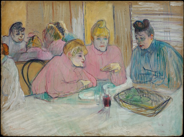 The Ladies in the Dining Room a Henri de Toulouse-Lautrec