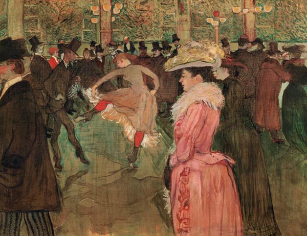 Dance in the Moulin Rouge a Henri de Toulouse-Lautrec