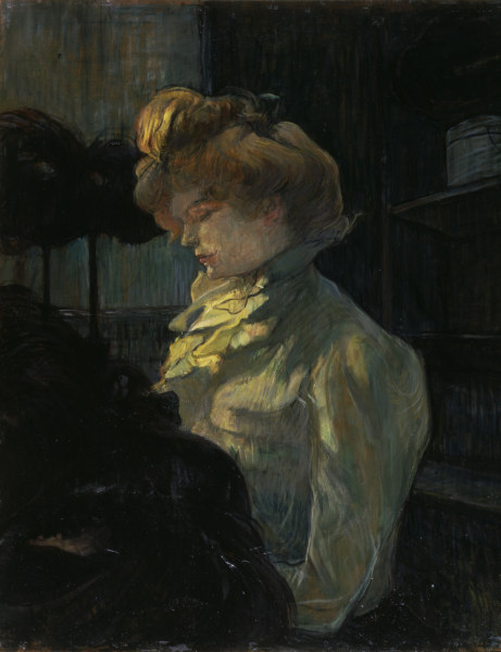 La Modiste a Henri de Toulouse-Lautrec