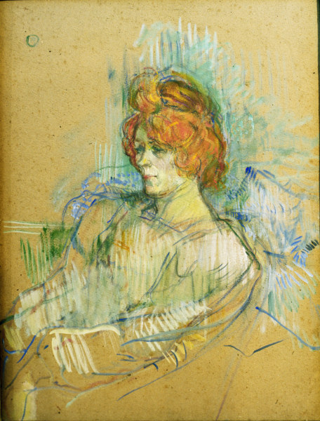 Woman in Armchair a Henri de Toulouse-Lautrec