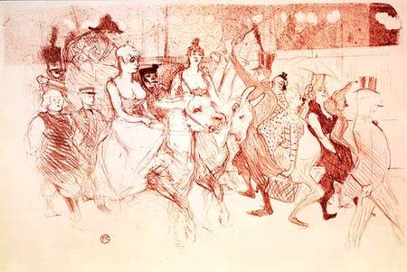 A Gala at the Moulin Rouge a Henri de Toulouse-Lautrec