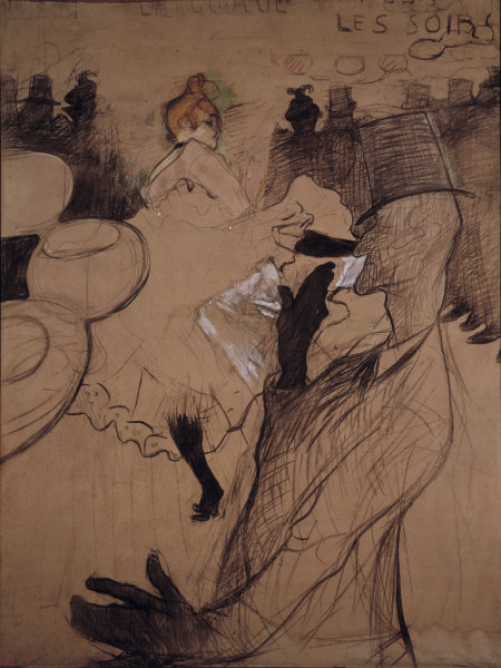 Goulue and Valentin a Henri de Toulouse-Lautrec