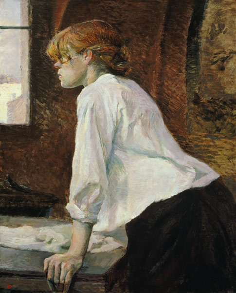 The Laundress a Henri de Toulouse-Lautrec