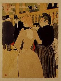 At the Moulin rouge: La Goulue and her sister a Henri de Toulouse-Lautrec